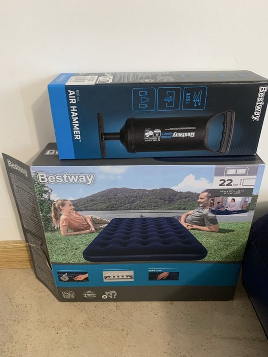 Colchão de ar com bomba de ar