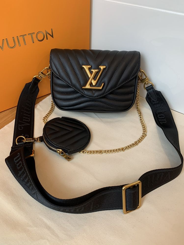 Torebka New Wave Louis Vuitton Black Leather