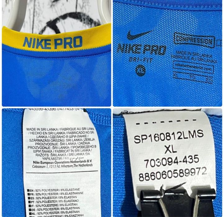 Термо футболка nike pro combat, оригінал, спортивна