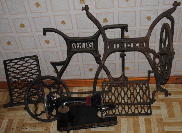 Старинный чугун з/ч швейная машинка лофт дизайн решетки колеса 1 лотом