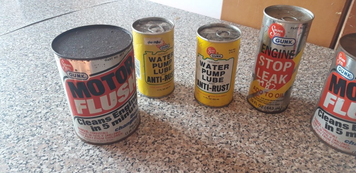 Latas de Óleo Antigas