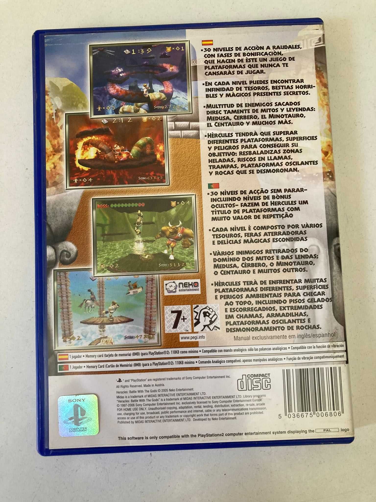 PS2 - Heracles Battle With The Gods