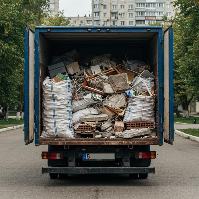 Вывоз мусора в Днепре: строительный, старая мебель, хлам