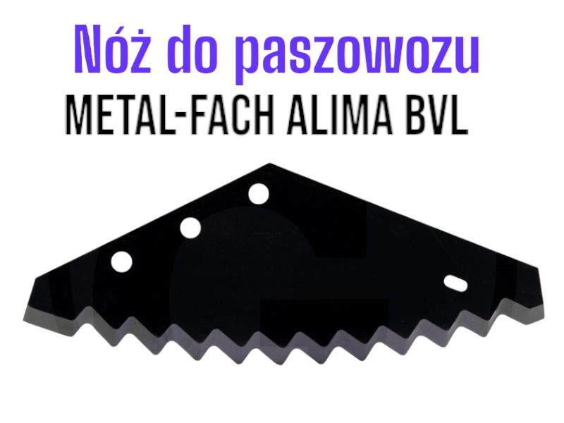 METAL -FAH Nóż do paszowozu  pasuje do BVL, Logifeed, ALIMA Niemiecki