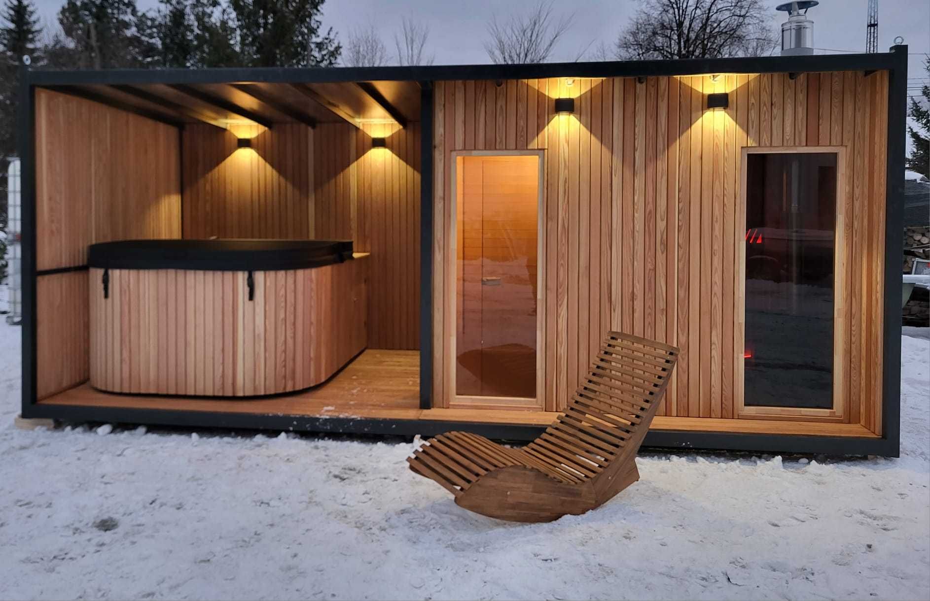 Sauna ogrodowa premium