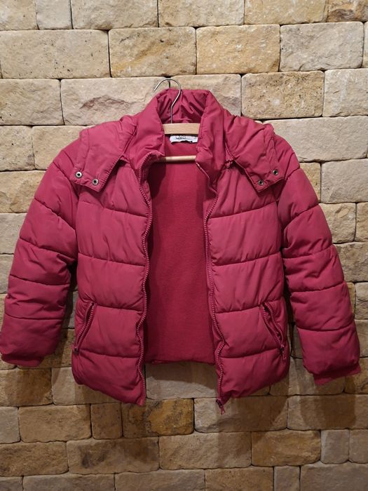 Kurtka zimowa dziewczęca 122 OVS z kapturem