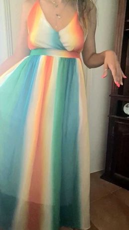 Vestido multicolor