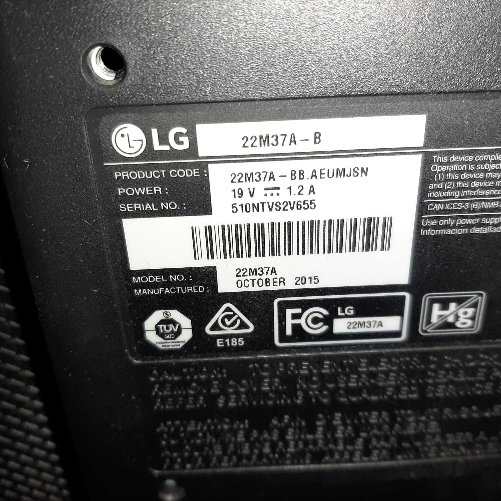 LG monitor 22 cale
