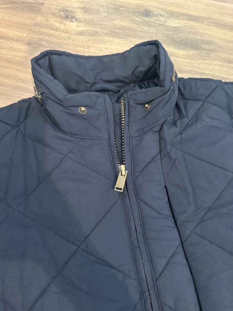 Granatowa kurtka męska xl jesienno zimowa pull&bear