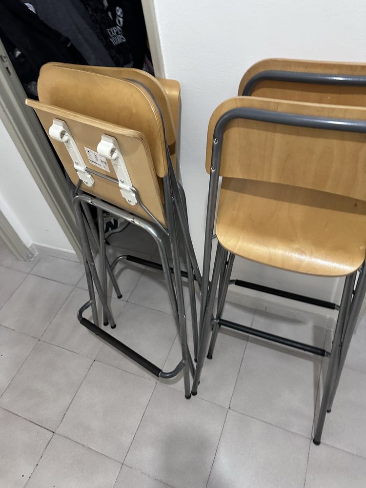 Mesa alta para cozinha com 4 cadeiras ikea