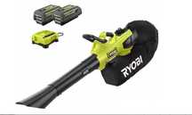 Ryobi Odkurzacz Dmuchawa 40V 600 CFM + 2 baterie 4.0 AH NOWY z USA