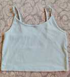 Niebieski crop top