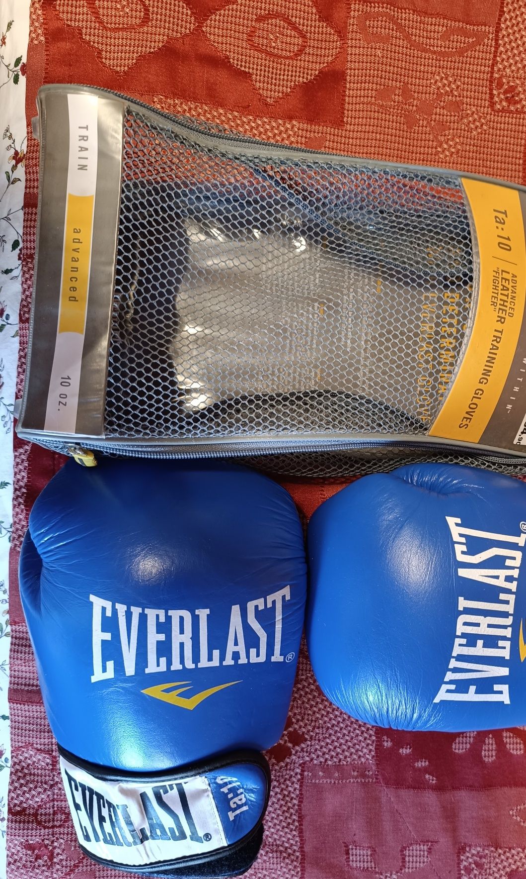 Luvas treino, azuis