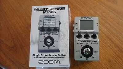 ZOOM MS 50G Pedal + Zoom AD-14e Power Supply (Literlamente Novos)