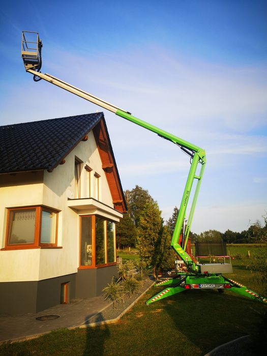 Podnośnik koszowy  wynajem lift  wysięgnik zwyżka rusztowanie
