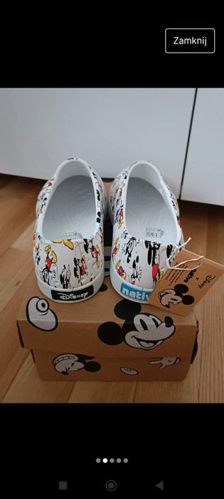 Tenisówki Native x Disney r 39 nowe