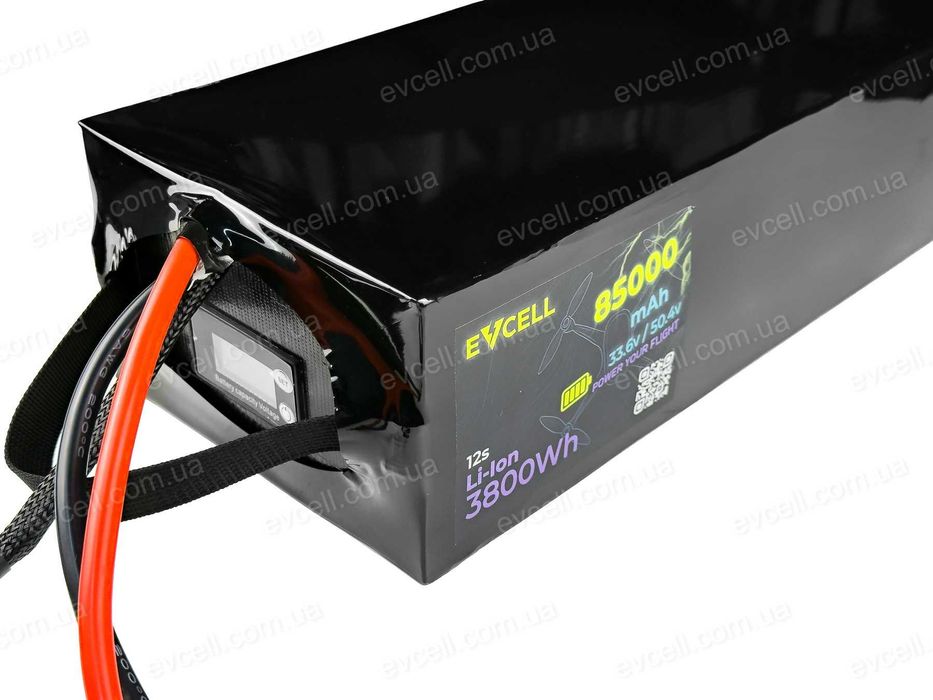 Акумулятор для великих дронів та агродронів 12S1P 3800Wh 85Ah – Li-ion