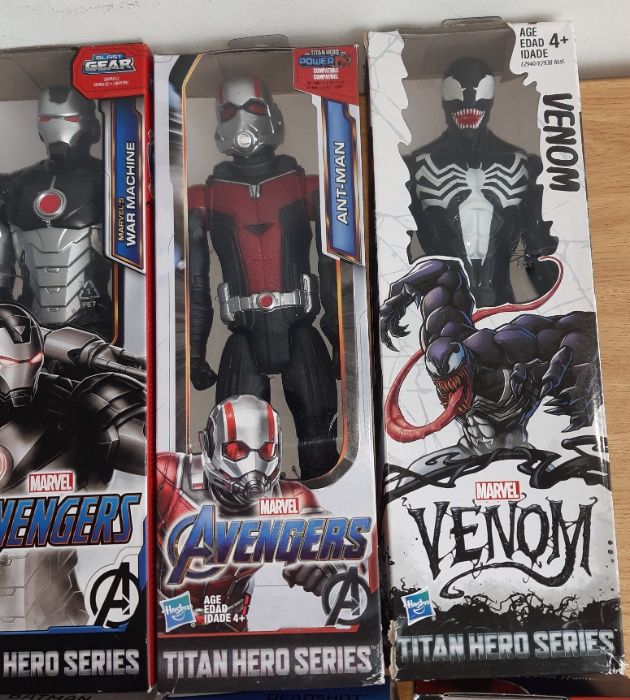 Venom, Homem-Formiga, Homem-Aranha, etc. DC e Marvel