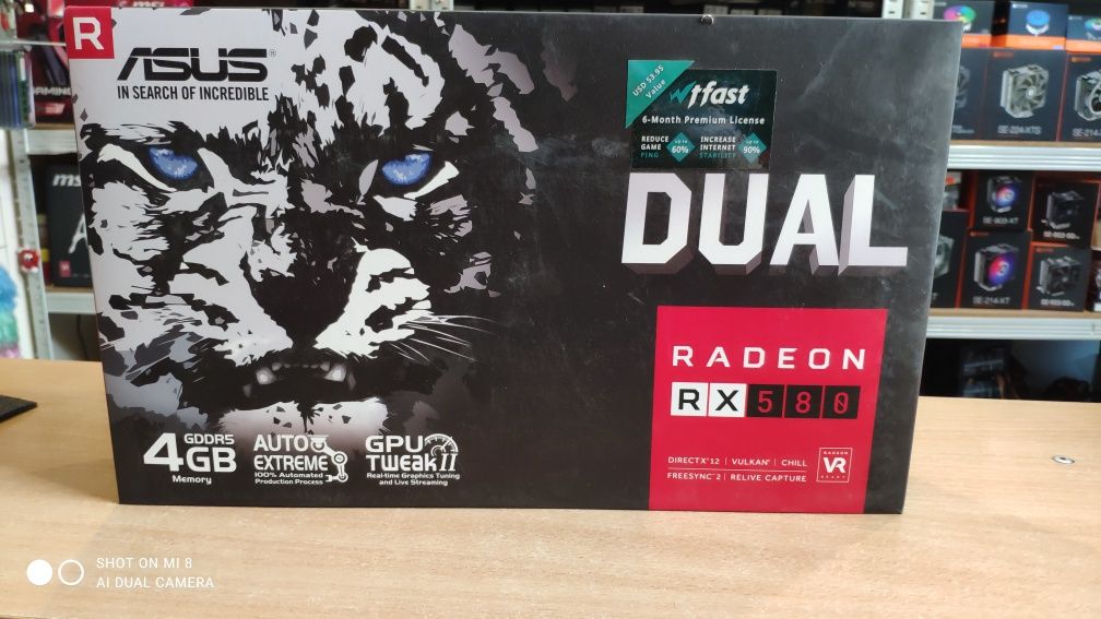 Продам RX 580 4 GB Asus Dual