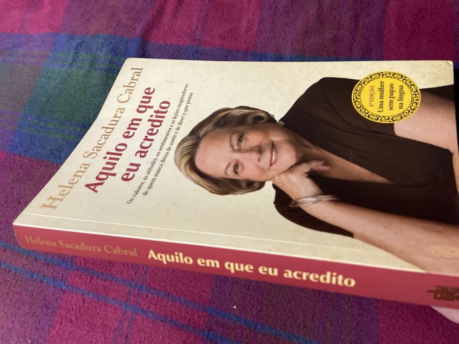 Livro Helena Sacadura Cabral - Aquilo que eu acredito