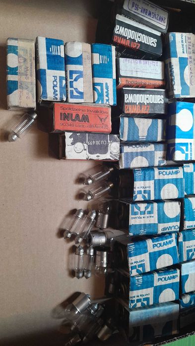 Zestaw żarówek prl 24v 12v 6v dla rolnictwa zetor ursus bizon