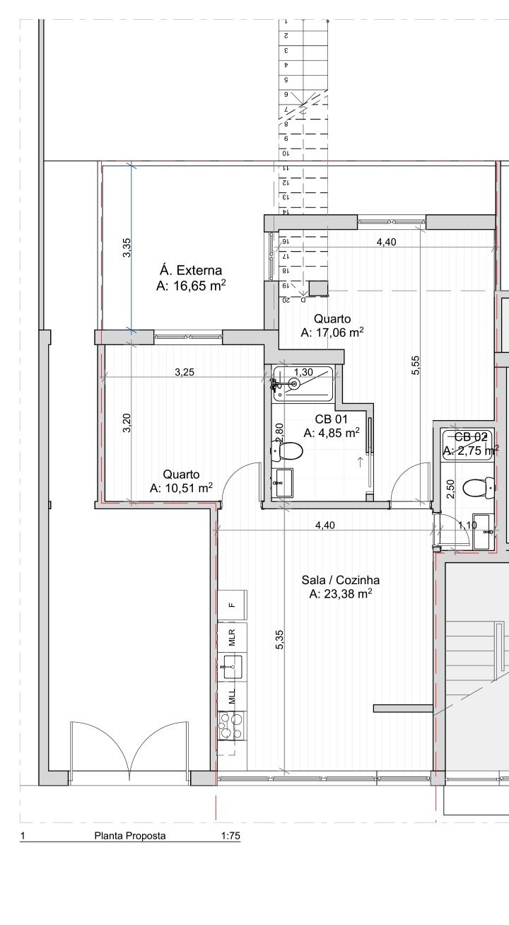 Apartamento T2 c/ Quintal tudo Novo