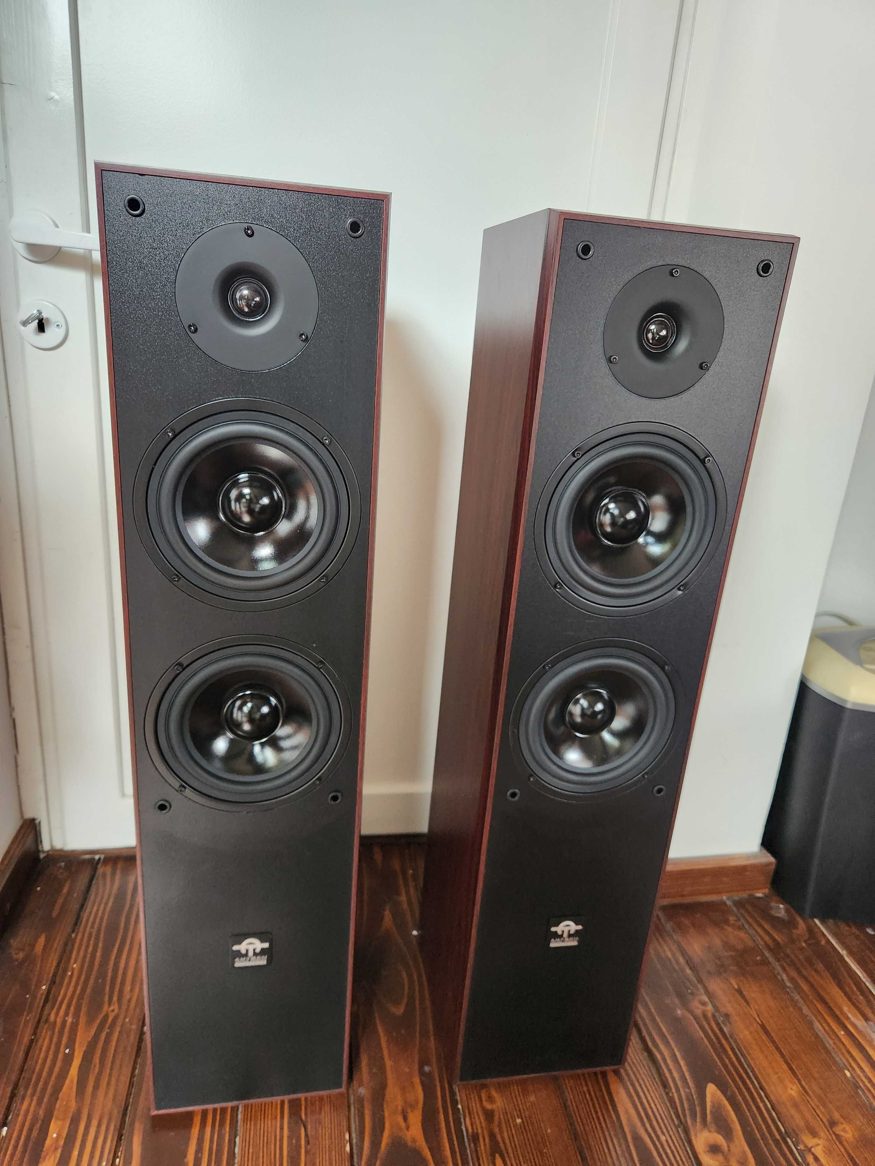 Głośniki Centralne 90cm Wysokości Kolor Wiśnia Amtech Ss-at5000f 90w