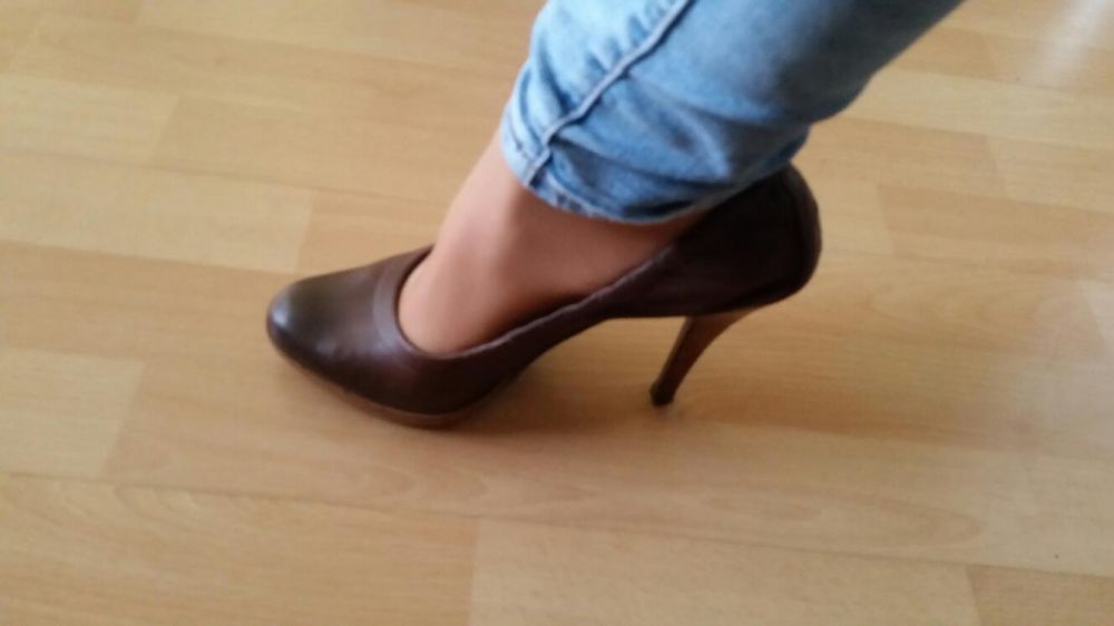 Aldo 40 szpilki skórzane