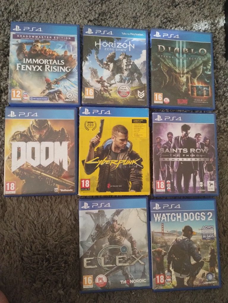 Gry na PlayStation 4: diablo 3, doom, cyberpunk..