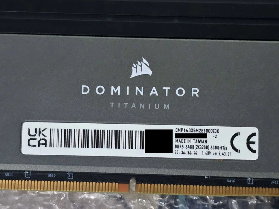 Corsair Dominator Titanium 64GB DDR5 6000MHz