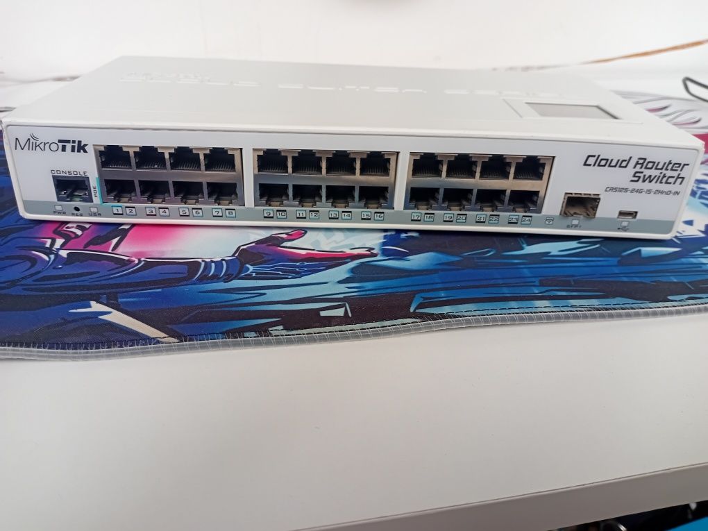 Продам  MikroTik Cloud Router Switch CRS125-24G-1S-2HnD-IN
