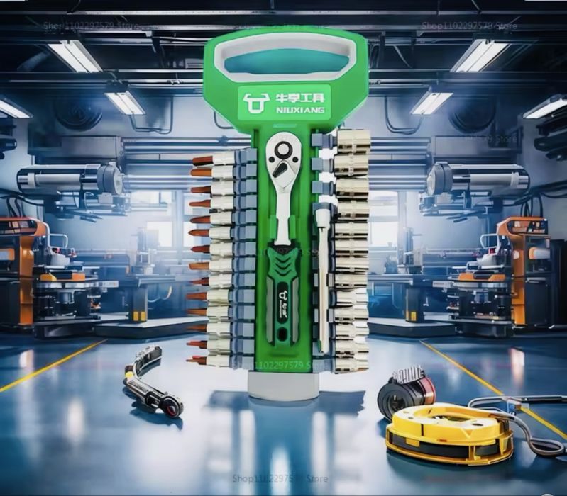 Набор головок біт 1/4 трещотка на органайзері новий якісний дуже зручн