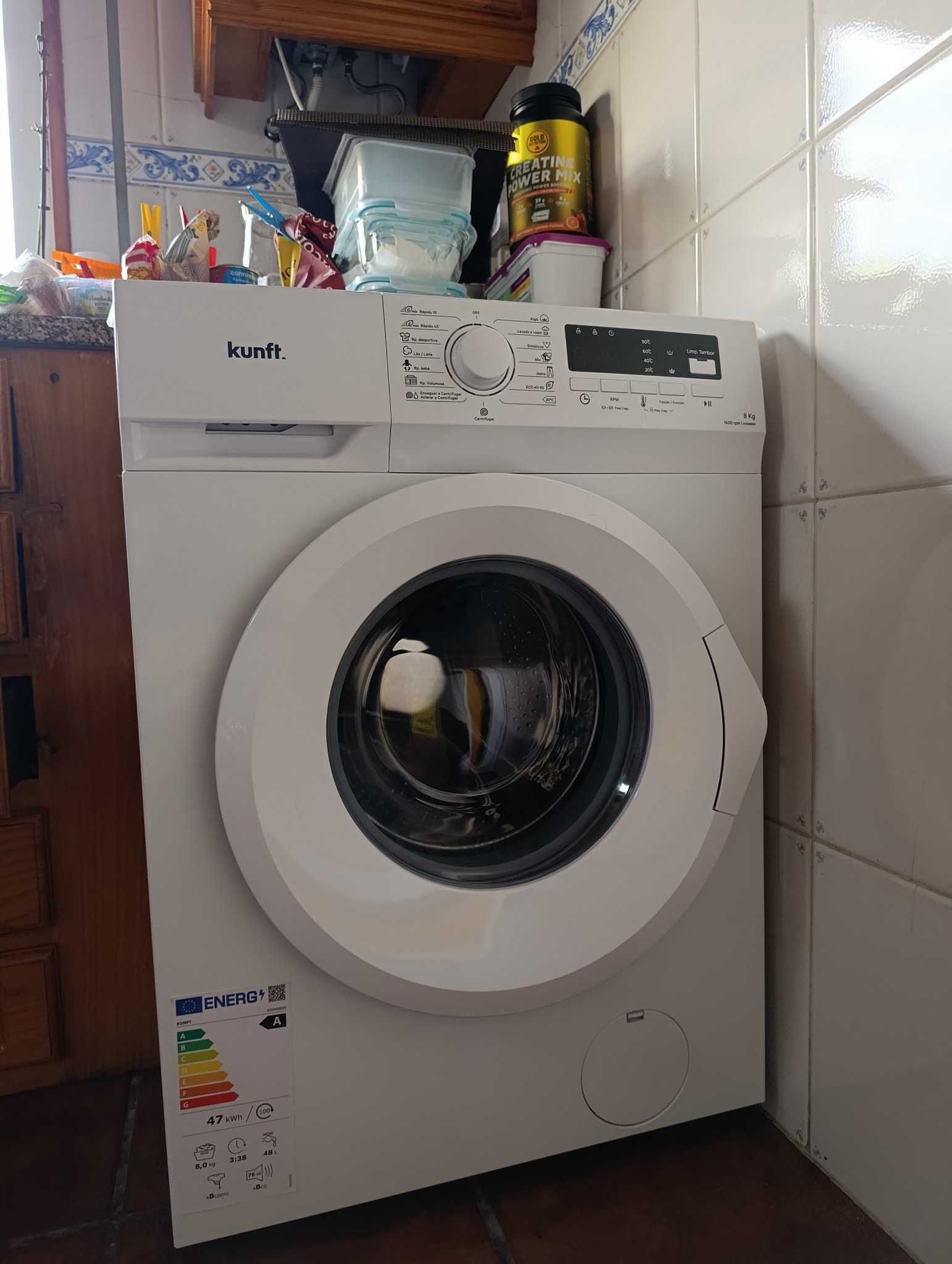 Máquina de lavar 8kg