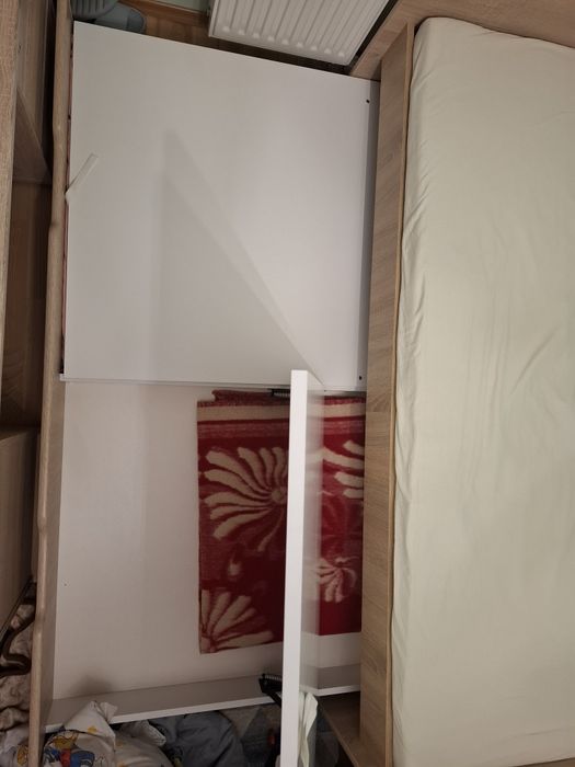 Łóżko piętrowe, podwójne, dwa  matrace 90x180