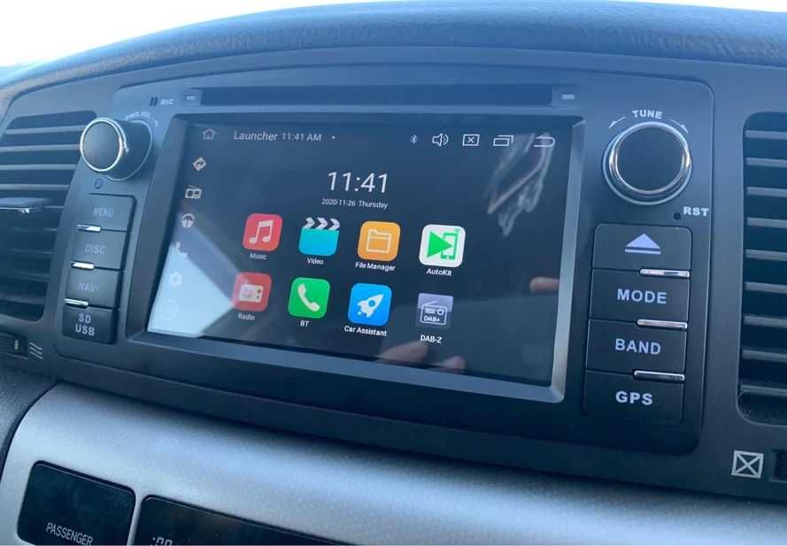 Rádio 2 DIN Android TOYOTA Corolla e120 - GPS WIFI bluetooth + câmara