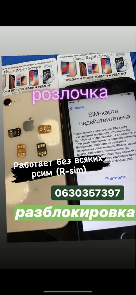 Рсим работает r-sim разблокировка Apple iPhone 14 13 Pro Max