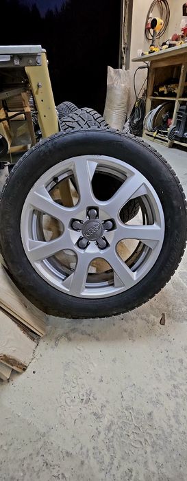Felgi 5x112 audi a4 b8 r17 zimowe opony