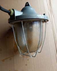 Lampa z PRL-u przemysłowa loft retro vintage