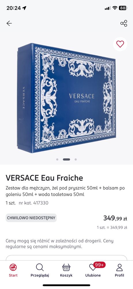 Versace Eau Fraiche