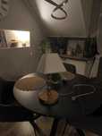 Lampa drewniana antyk