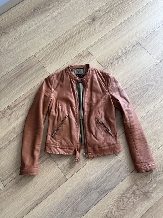 Шкіряна куртка Massimo Dutti, розмір S