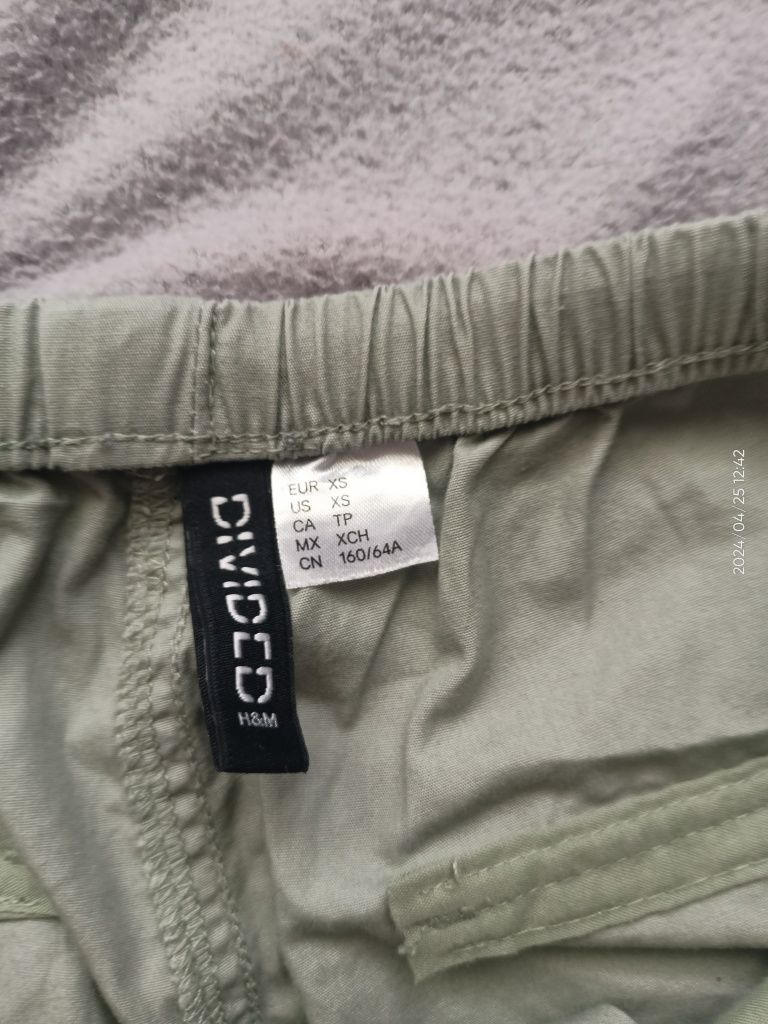 Spodnie spadochronowe xs H&M