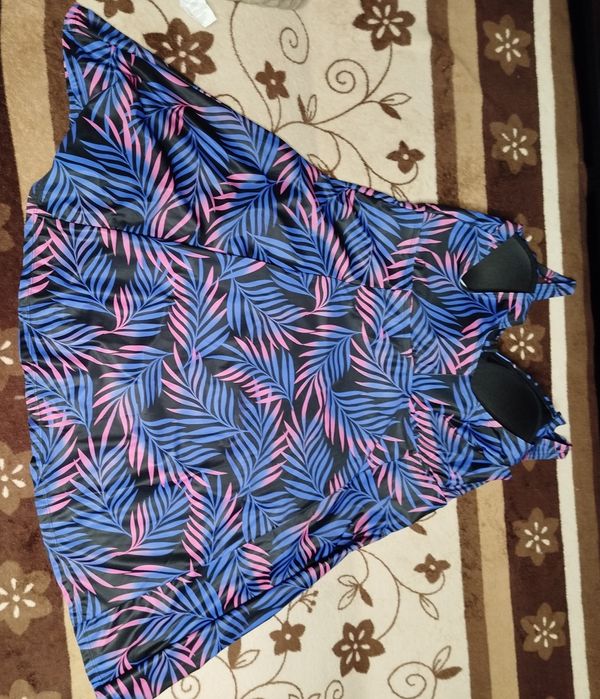 Strój kąpielowy jednoczęściowy z sukienką Janina rozmiar XL stan ideal