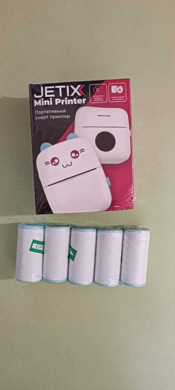 Портативний дитячий принтер JETIX Mini printer