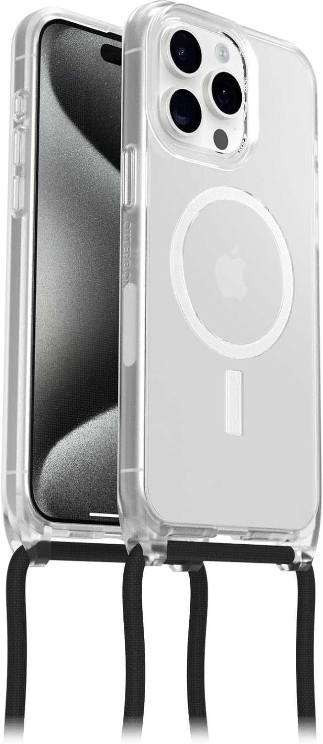 Otterbox React Necklace iPhone 15 Pro Max etui MagSafe  bezbarwne