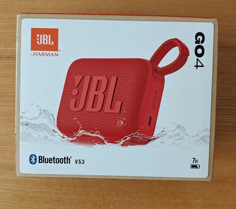 100% NOWY głośnik bluetooth JBL GO 4 - red / czerwony, Najtaniej