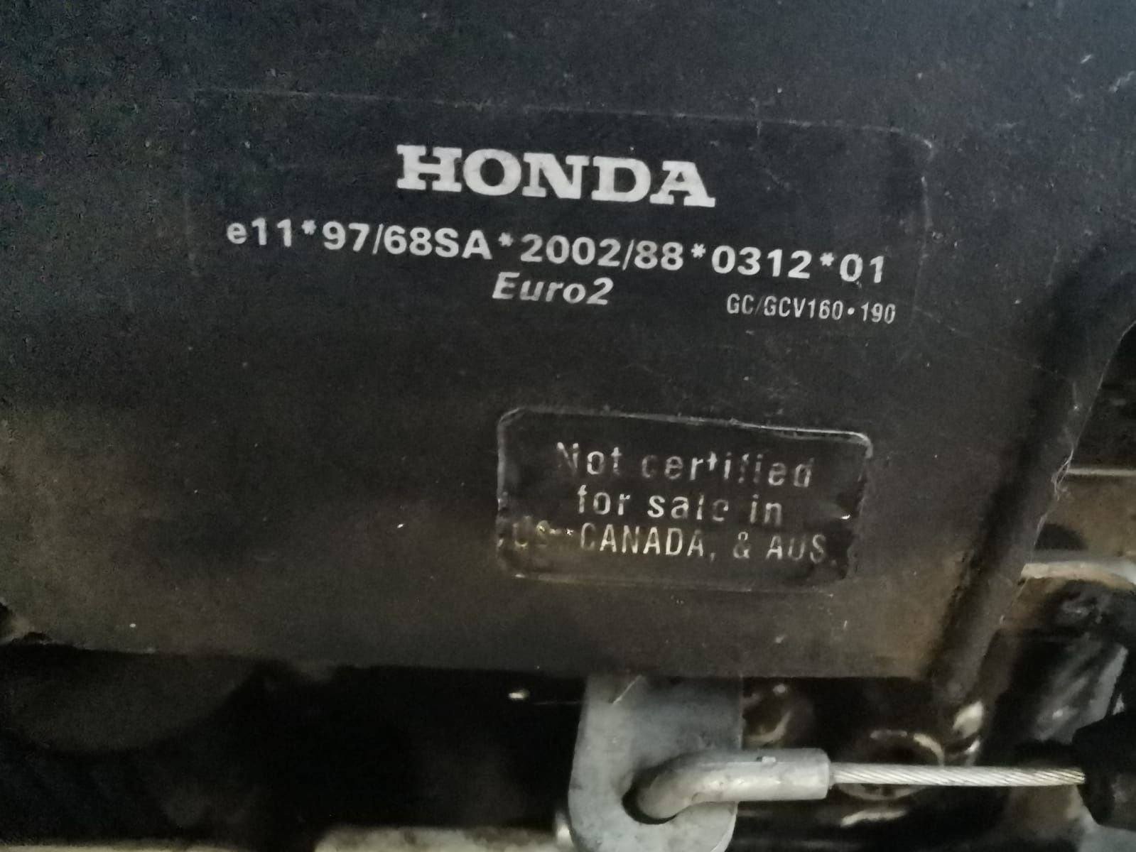 Sprzedam kosiarkę z silnikiem Honda cena ostateczna GCV 190