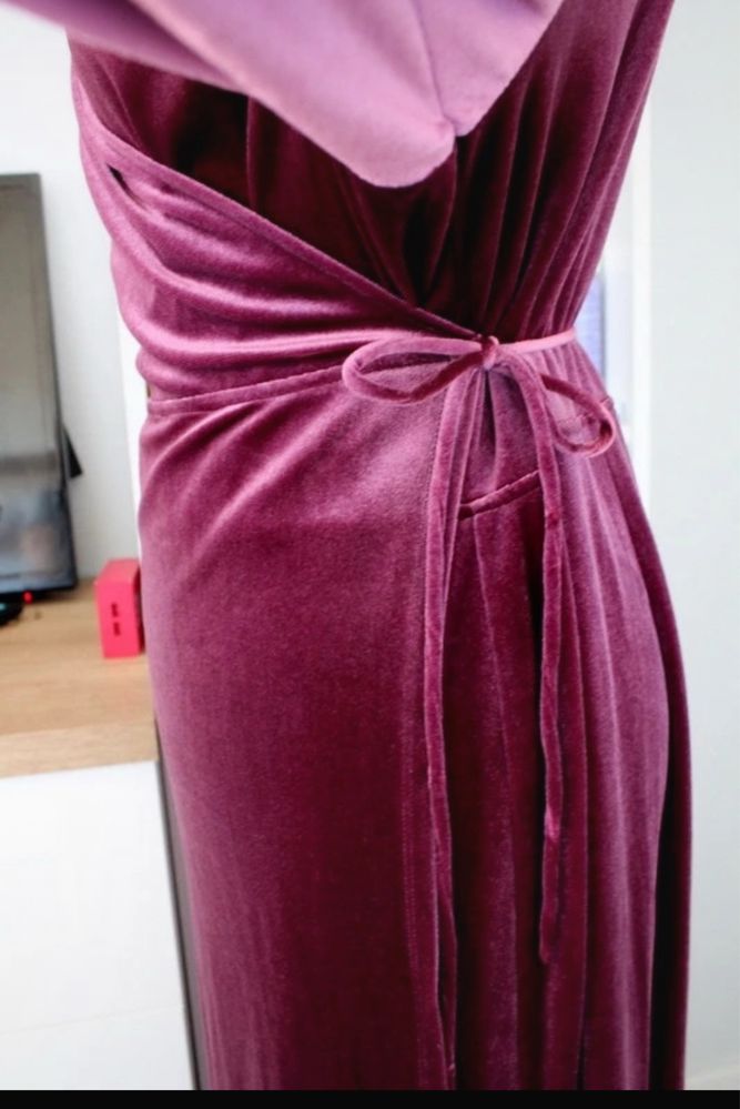 Sukienka welur xxl/xxxl