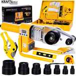 KRAFT&DELE Zgrzewarka Lcd Do Rur Pcv Matryce 16-63mm 2800w Wyświetlacz