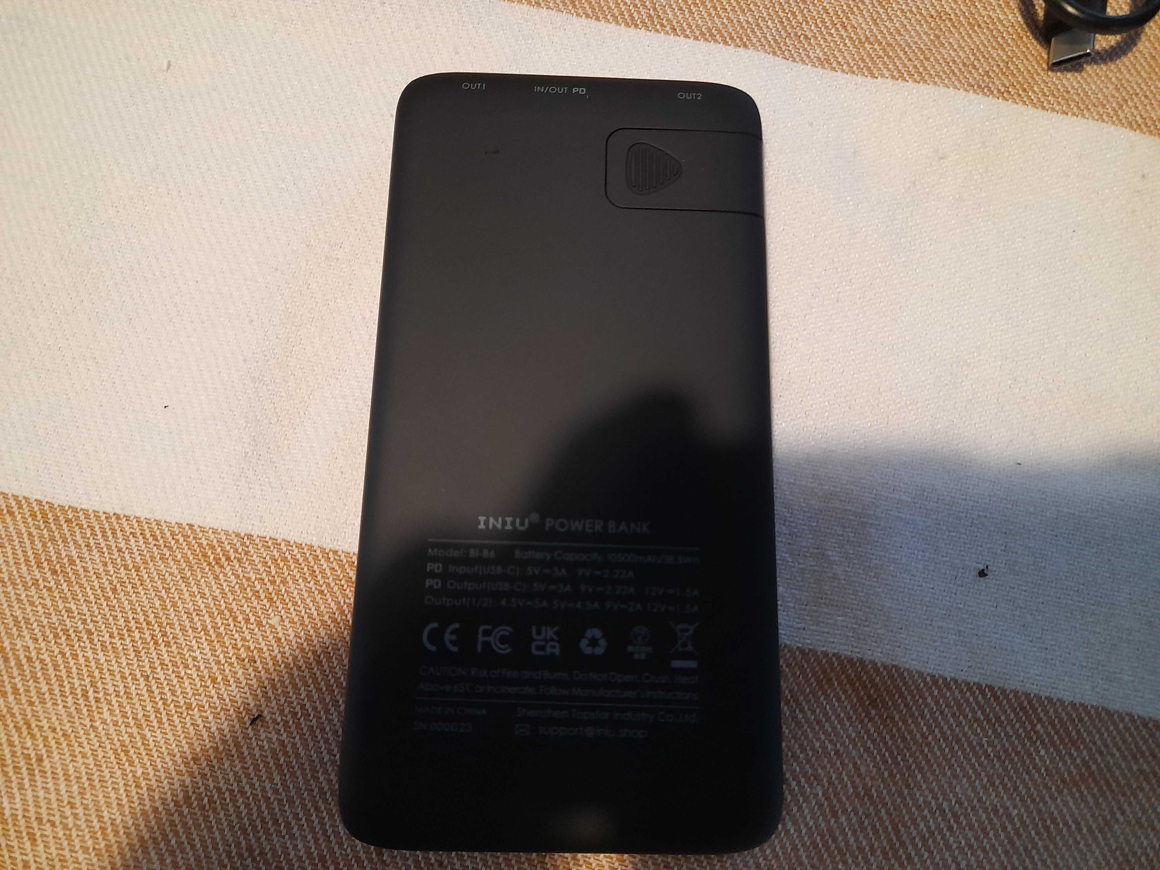 Powerbank INIU BI-B6 10000 mAh 22.5W czarny